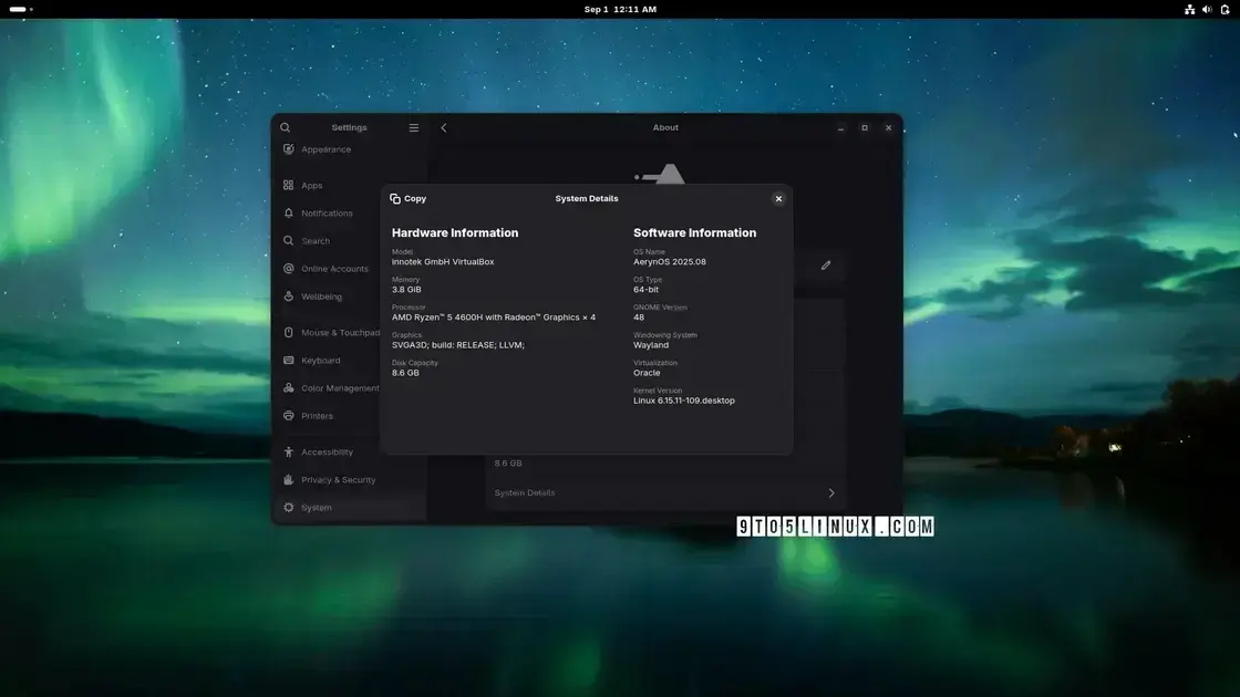 AerynOS 2025.08 chega com GNOME 48.4 e nova pilha Mesa 25.2 1 AerynOS 2025.08 chega com GNOME 48.4 e nova pilha Mesa 25.2