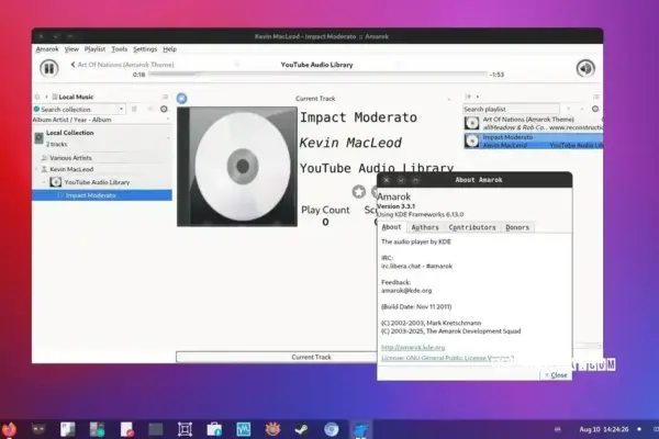 Amarok 3.3.1: Melhoria na Suporte a Scripting e Correção de Bugs