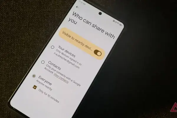Android Quick Share passa por uma reformulação visual e funcional