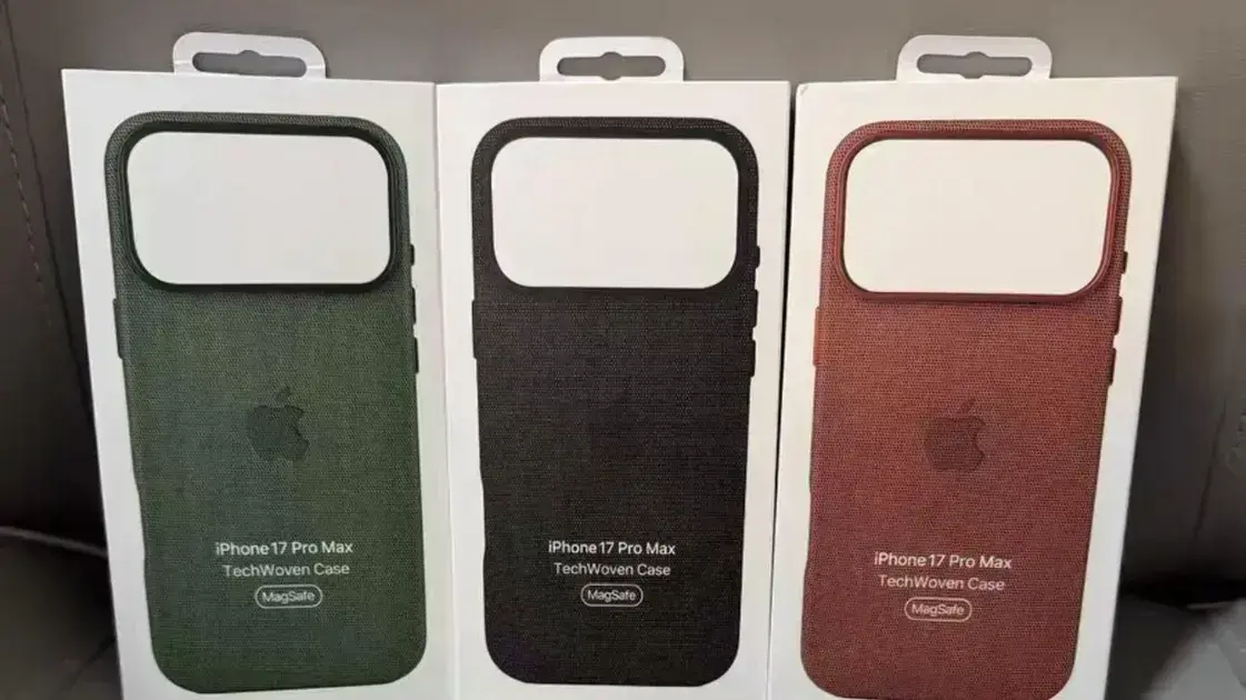 Apple pode lançar capinhas "TechWoven" para o iPhone 17 em breve 1 Apple pode lançar capinhas "TechWoven" para o iPhone 17 em breve