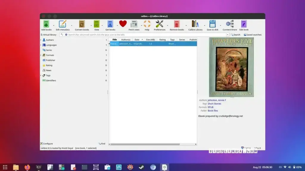Calibre 8.9: O gerenciador de e-books com novas funcionalidades