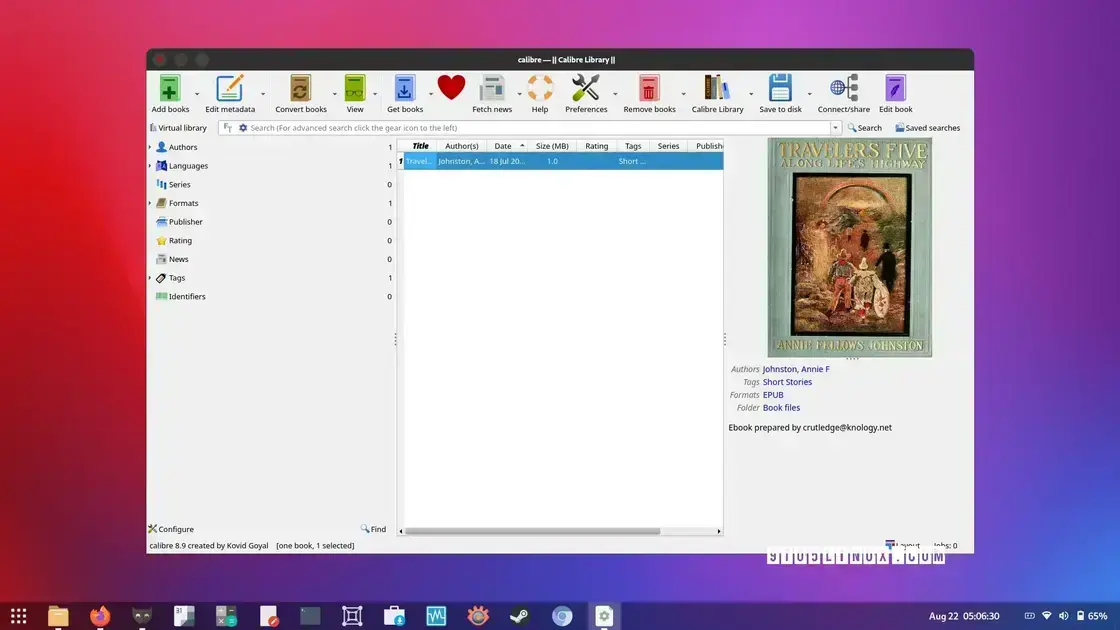 Calibre 8.9: O gerenciador de e-books com novas funcionalidades