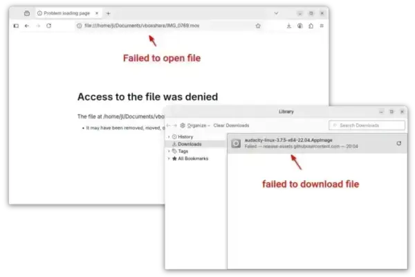Como corrigir falhas de download no Firefox no Ubuntu 24.04