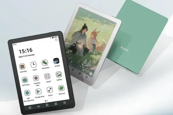Conheça o Bigme B6 Color: O eReader Android 14 com Tela Colorida