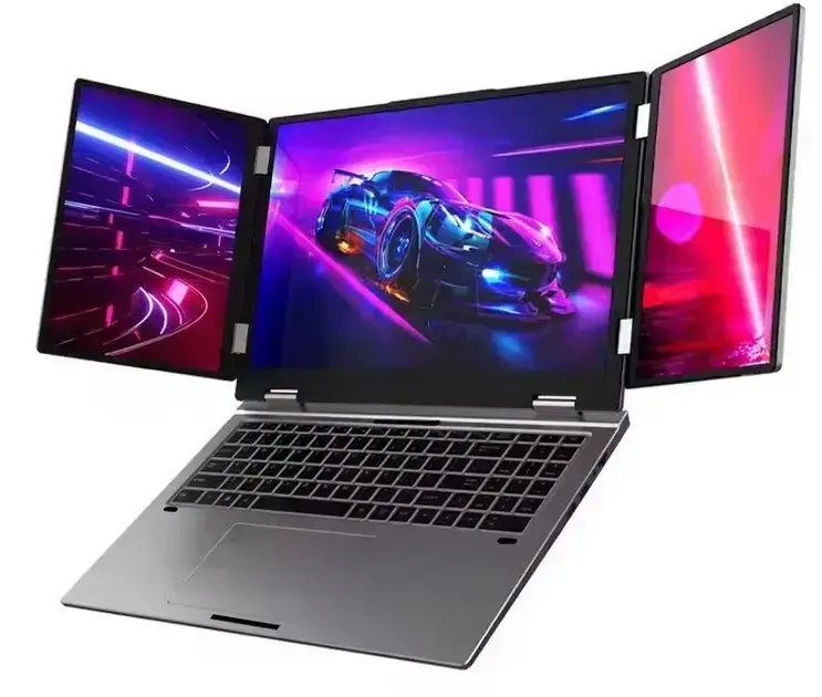 Conheça o novo laptop com três telas: funcionalidade e ergonomia 1 Conheça o novo laptop com três telas: funcionalidade e ergonomia