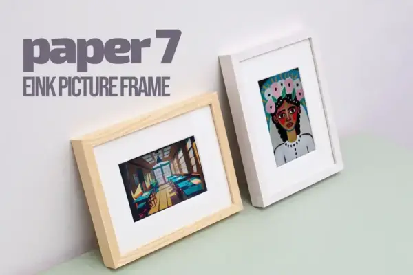 Conheça o Paper 7: Moldura E-Paper Open Source com Display Spectra 6