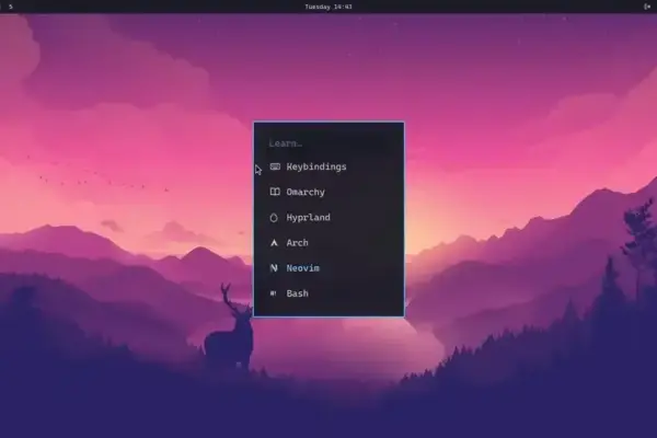 Descubra como o Omarchy transforma sua instalação do Arch Linux em um ambiente de desenvolvimento web
