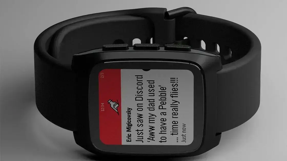 Descubra o Pebble Time 2: O smartwatch de alta autonomia e estilo 1 Descubra o Pebble Time 2: O smartwatch de alta autonomia e estilo
