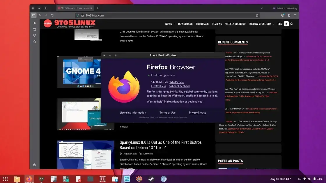 Firefox 142: Nova Atualização do Navegador Com Novos Recursos