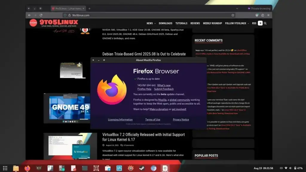 Firefox 143: Versão Beta do Navegador Chega com Novidades Empolgantes