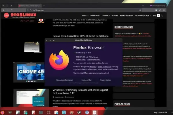 Firefox 143: Versão Beta do Navegador Chega com Novidades Empolgantes