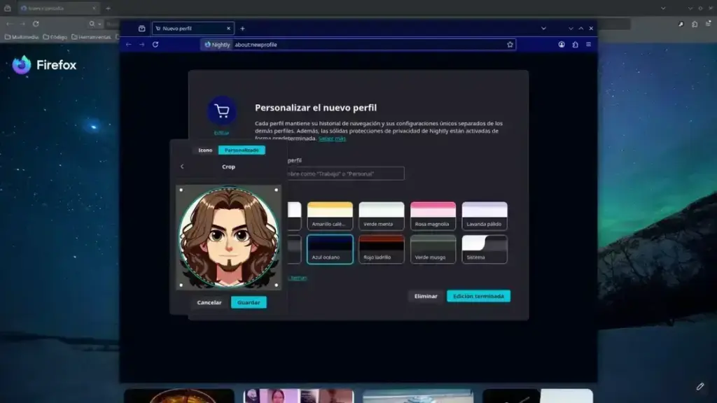 Firefox Nightly permite personalização de perfis com imagens exclusivas