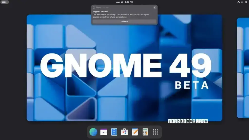 GNOME 49 Beta: Novidades na versão para testes públicos no 28º aniversário