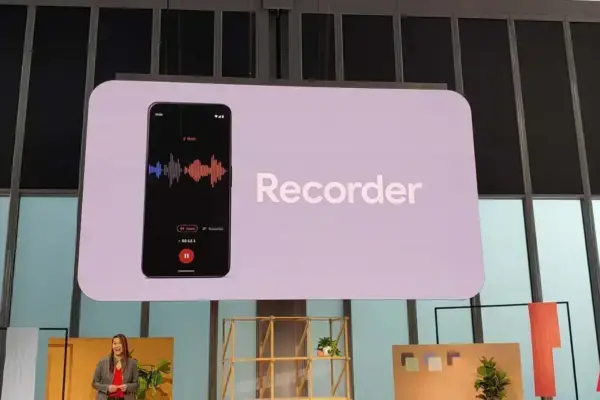 Google reformula o app Pixel Recorder com o design Material 3 Expressive