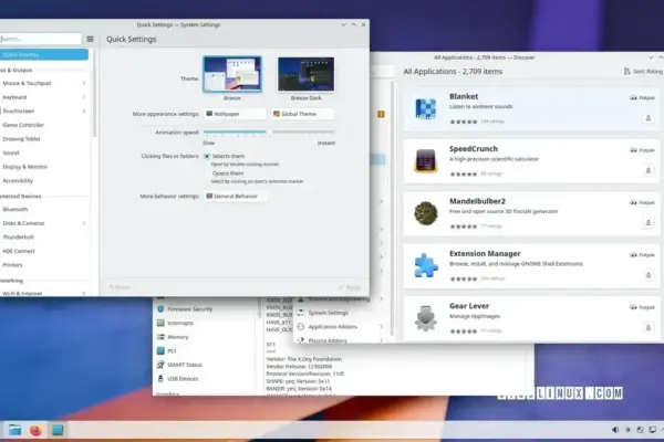 KDE Frameworks 6.17: melhorias de performance em apps QtQuick
