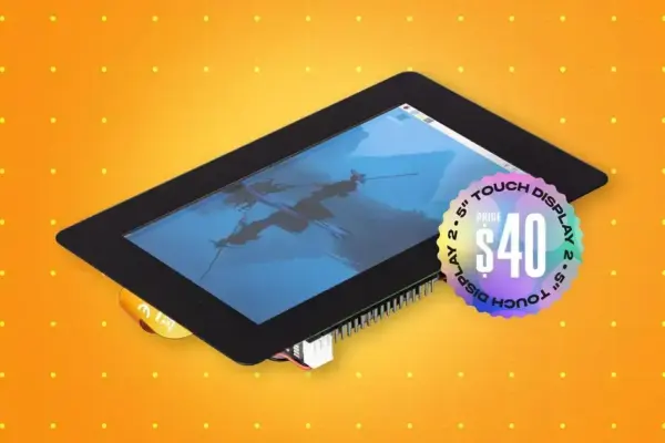 Lançamento do Raspberry Pi Touch Display 2: Menor e Mais Barato