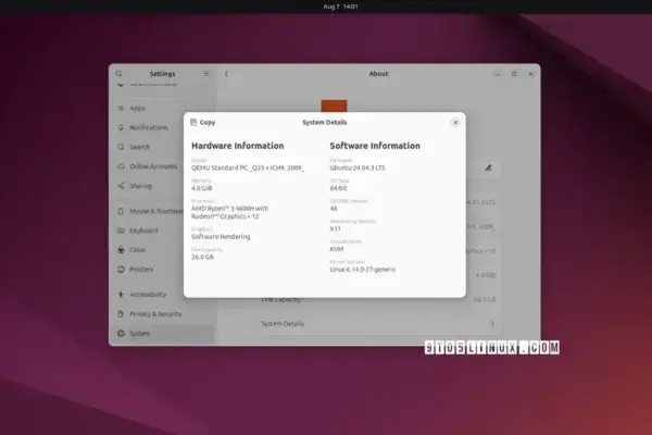 Lançamento do Ubuntu 24.04.3 LTS: Novidades do Kernel 6.14