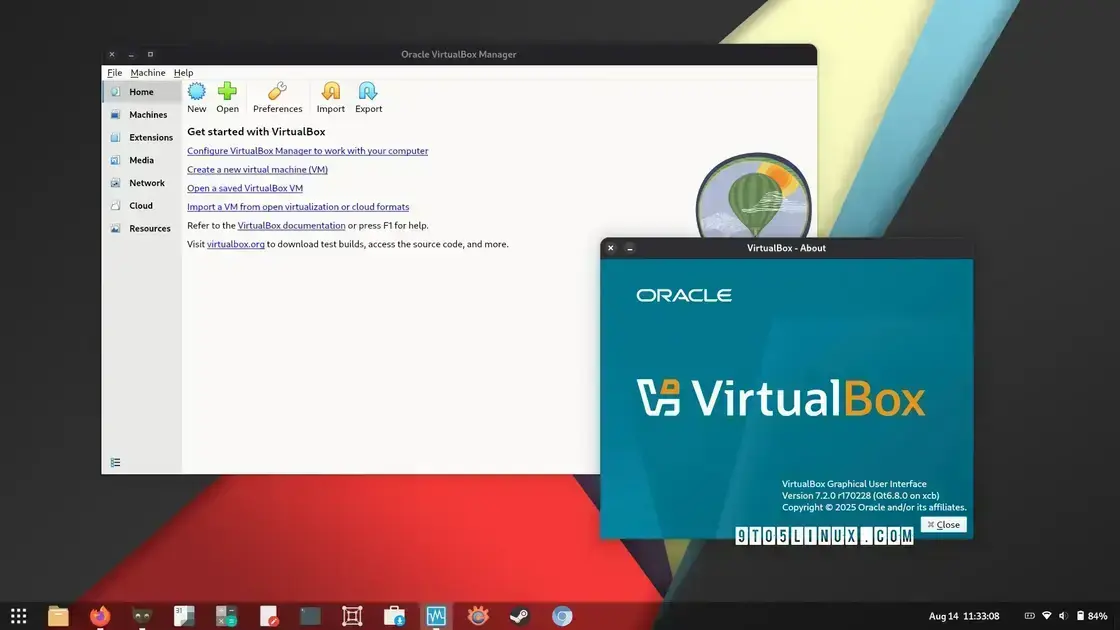 Lançamento do VirtualBox 7.2: Suporte Inicial ao Kernel Linux 6.17