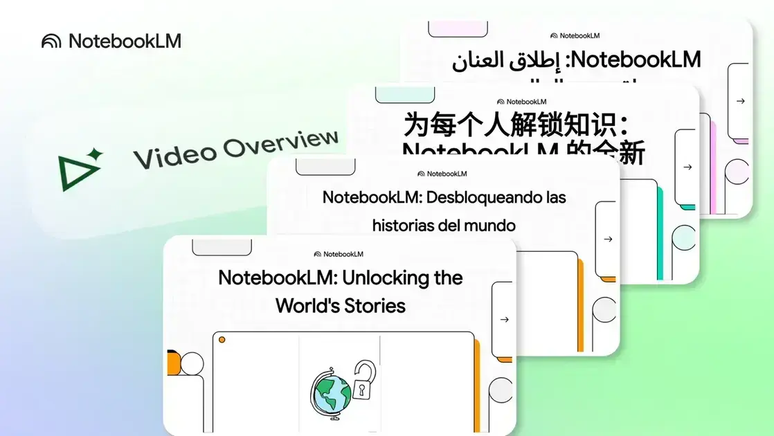 NotebookLM ganha atualizações com suporte a 80 línguas e novos recursos