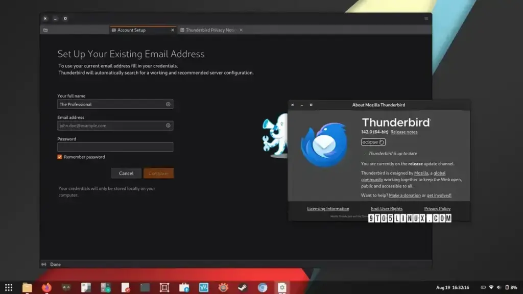 Novidades do Thunderbird 142: Assinaturas Visuais e Mais Funcionalidades