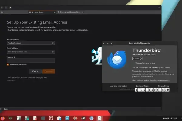 Novidades do Thunderbird 142: Assinaturas Visuais e Mais Funcionalidades