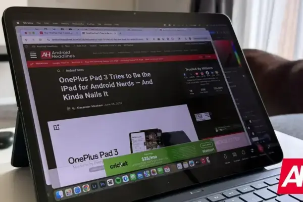 OnePlus se aventura no mercado de tablets de jogos compactos