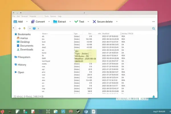 PeaZip 10.6 traz modo virtual dinâmico e melhorias significativas