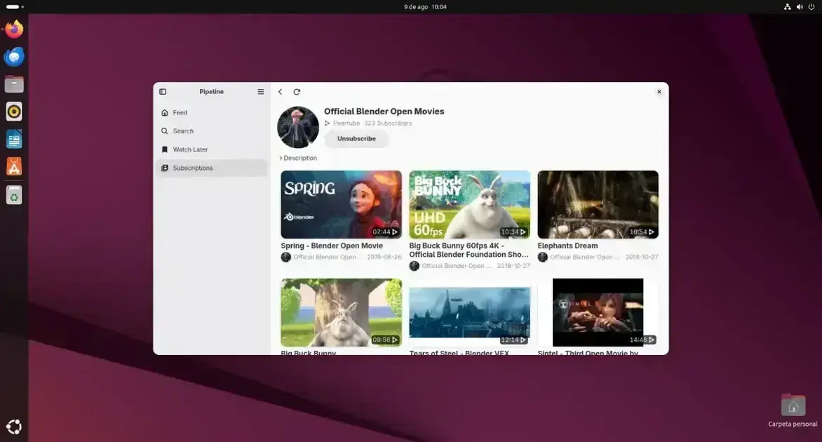 Pipeline: O melhor cliente YouTube para Ubuntu e GNOME 1 Pipeline: O melhor cliente YouTube para Ubuntu e GNOME