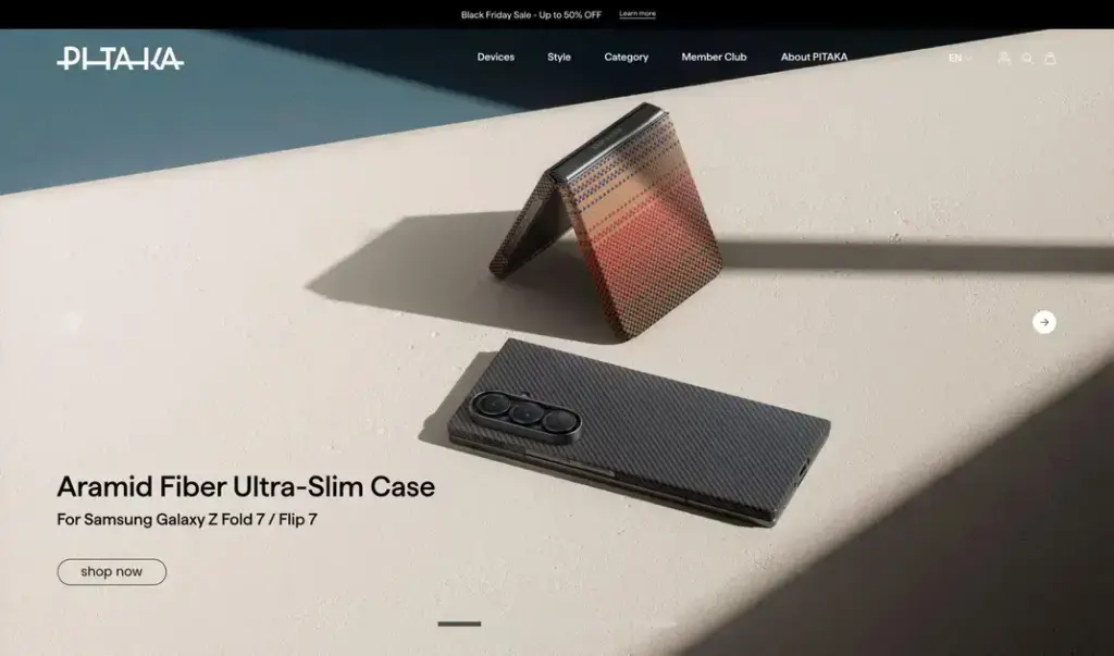 PITAKA Lança Capas Ultra-Finas para Galaxy Z Flip 7 e Fold 7