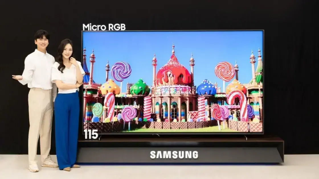 Samsung lança a sua primeira Micro RGB TV: O futuro da tecnologia de visores