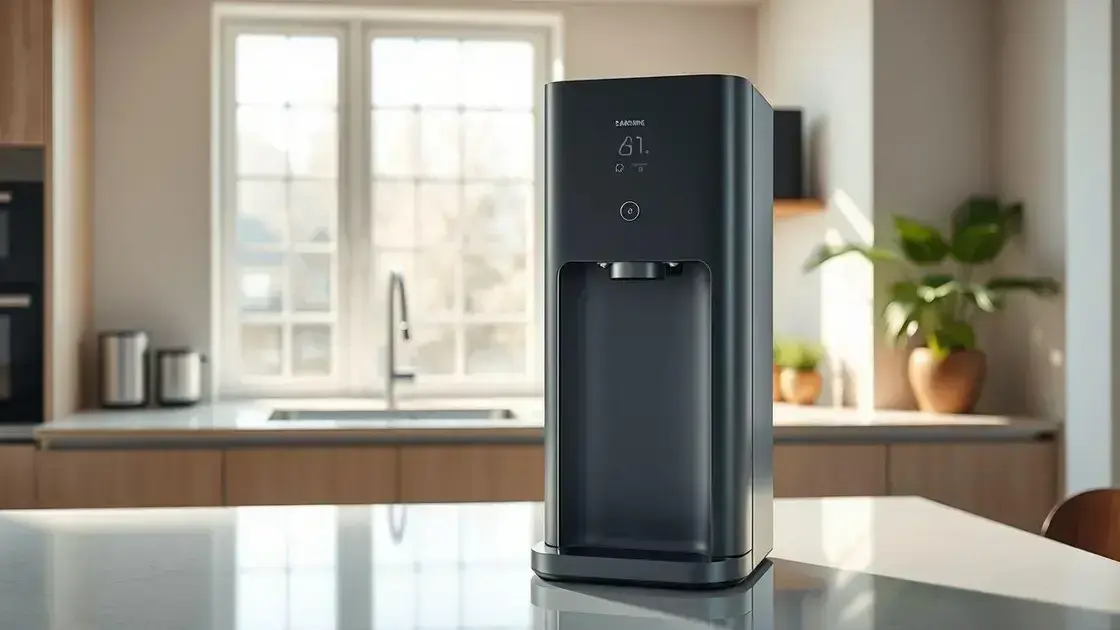 Samsung lança purificador de água com inteligência artificial