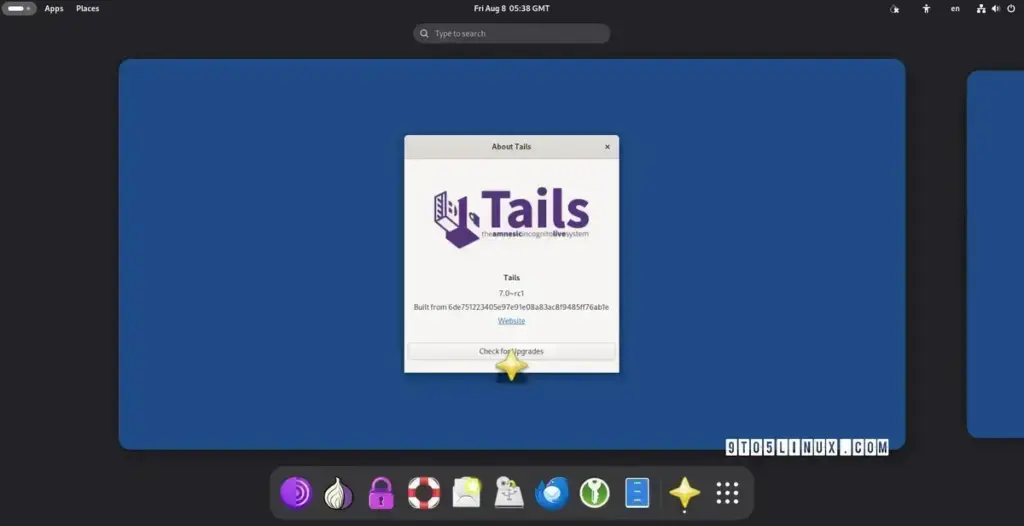 Tails 7.0 disponível para testes: um olhar sobre suas novidades