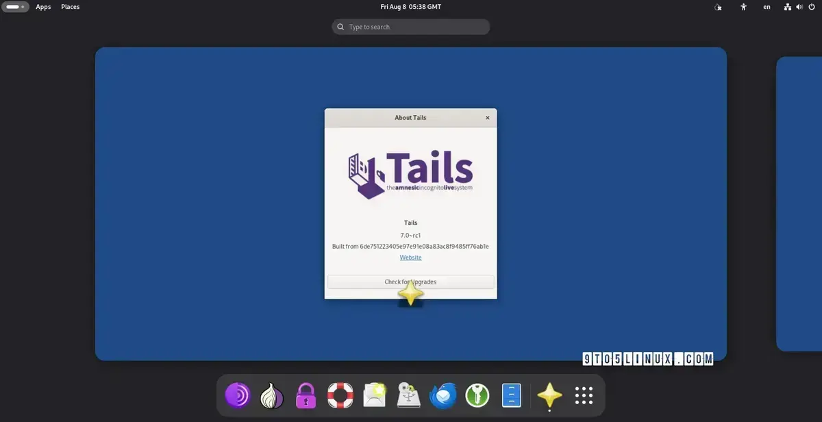 Tails 7.0 disponível para testes: um olhar sobre suas novidades