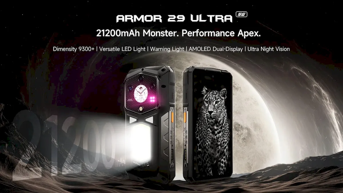 Ulefone Armor 29 Ultra: Desempenho e Bateria Gigante de 21.200mAh
