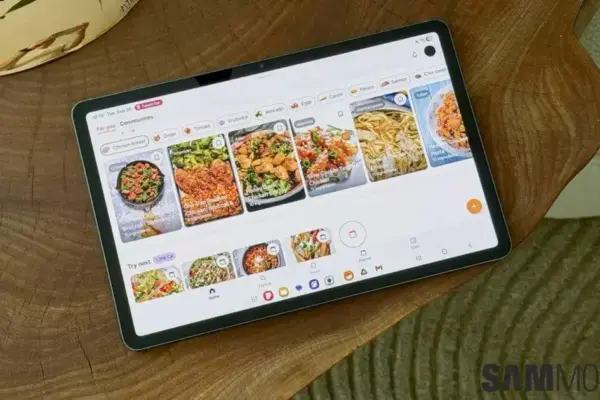 A nova atualização do app Samsung Food: melhorias para tablets?