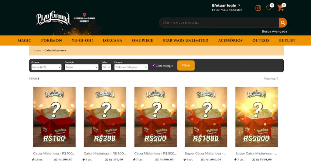 Top Sites para Comprar Caixa Misteriosa Pokémon no Brasil 3 Top Sites para Comprar Caixa Misteriosa Pokémon no Brasil