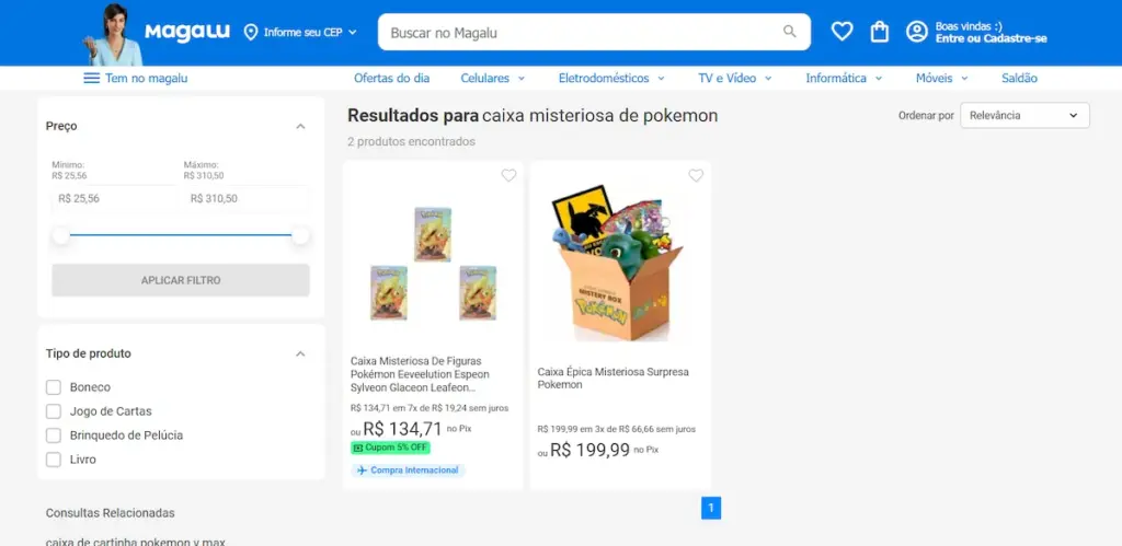 Top Sites para Comprar Caixa Misteriosa Pokémon no Brasil 6 Top Sites para Comprar Caixa Misteriosa Pokémon no Brasil