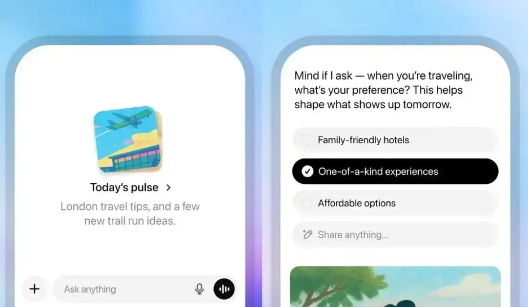 ChatGPT Pulse: O novo assistente pessoal proativo da OpenAI 1 ChatGPT Pulse: O novo assistente pessoal proativo da OpenAI