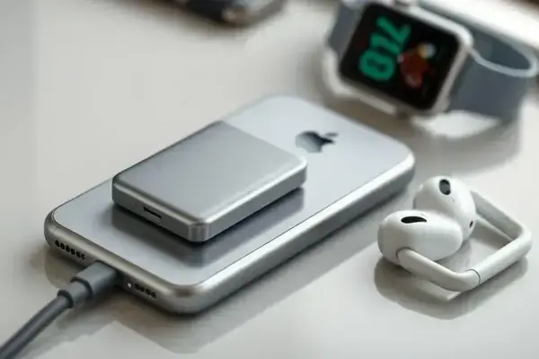 Como a bateria MagSafe do iPhone Air pode carregar seus acessórios
