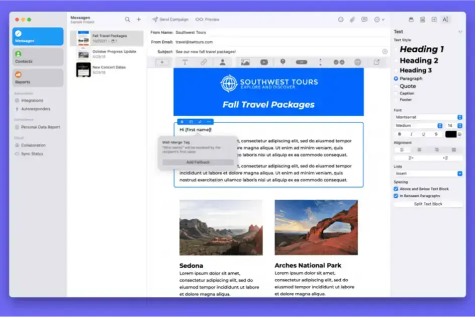 Direct Mail: A solução ideal para campanhas de e-mail em Mac 1 Direct Mail: A solução ideal para campanhas de e-mail em Mac