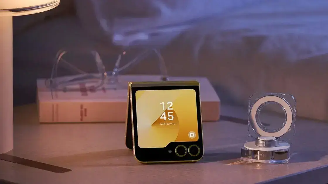 Galaxy Z Flip 6 ganha acesso ao Gemini no display externo com One UI 8