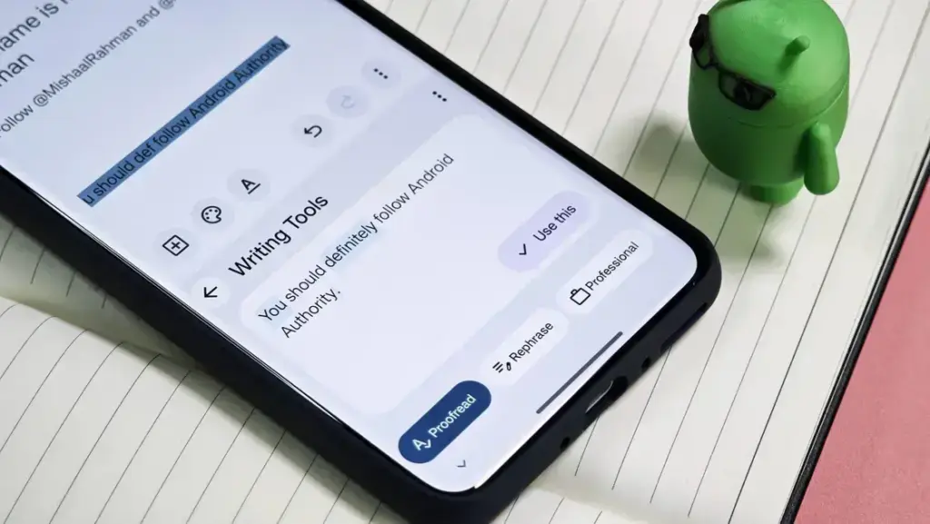 Gboard 15.9.1 traz novas ferramentas de escrita ao Pixel 8 Pro