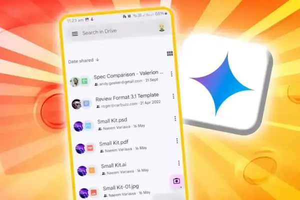 Gemini chega ao Google Drive: Novidade para organizar seus arquivos
