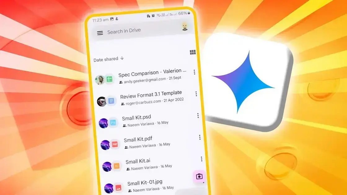 Gemini chega ao Google Drive: Novidade para organizar seus arquivos 1 Gemini chega ao Google Drive: Novidade para organizar seus arquivos
