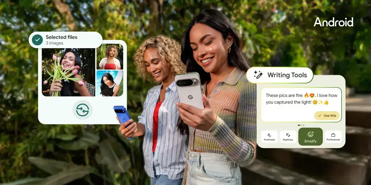 Google traz ferramentas de escrita do Gboard pra todos com nova interface no Quick Share 1 Google traz ferramentas de escrita do Gboard pra todos com nova interface no Quick Share