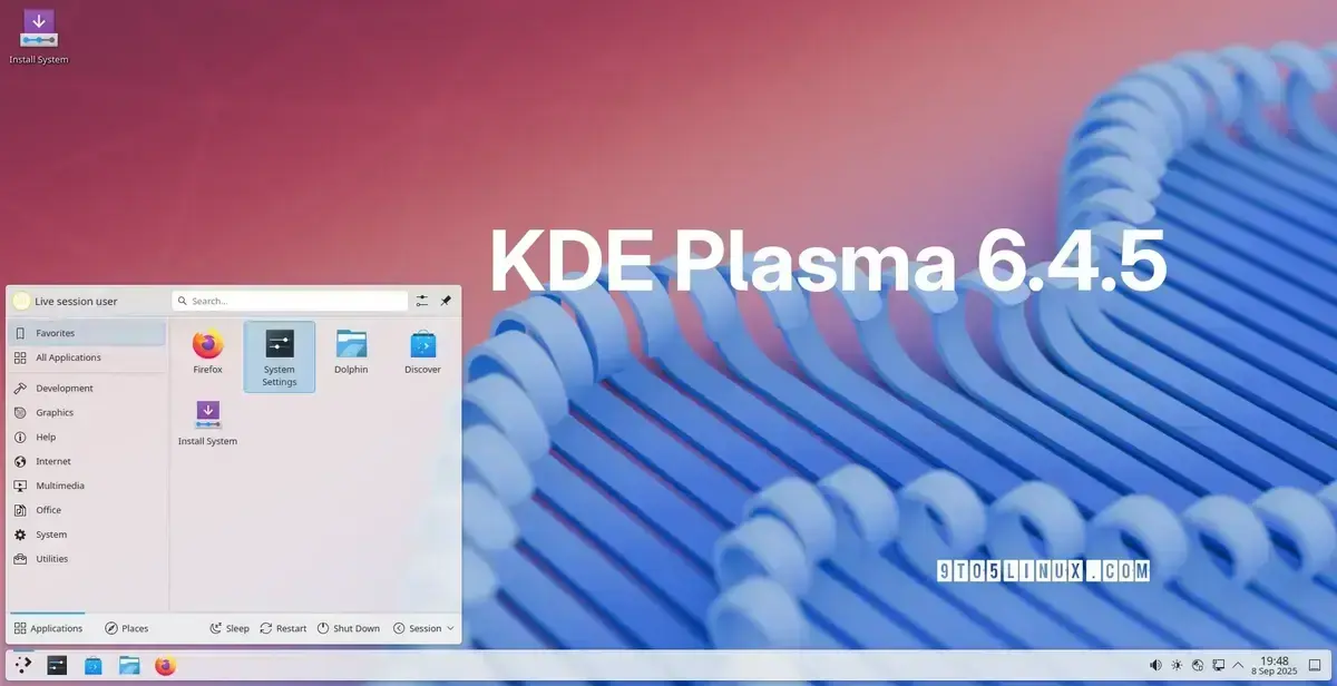 KDE Plasma 6.4.5 Chega Com Melhorias Para Drivers AMD