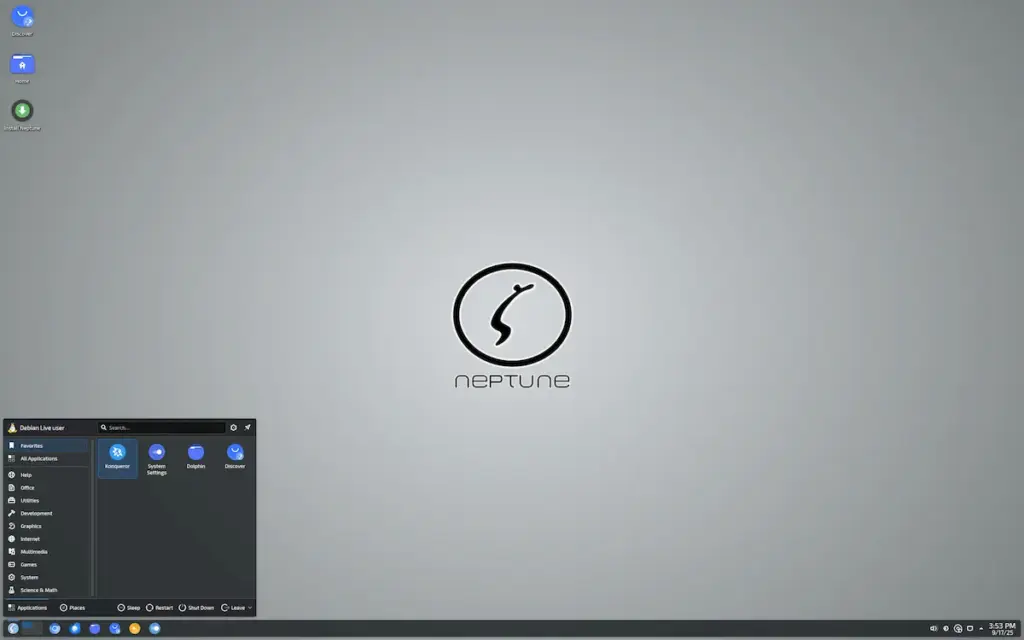 Lançamento do Neptune 9.0 traz melhorias no KDE Plasma e no sistema