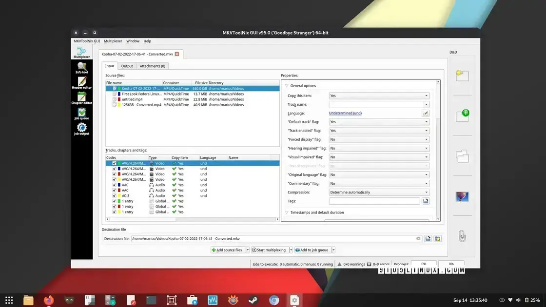 MKVToolNix 95.0: Novidades na Geração de Capítulos