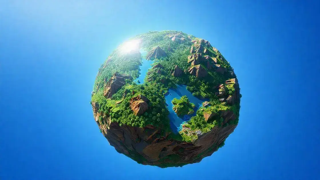 Nova demo de Minecraft transforma superfície plana em planeta esférico 1 Nova demo de Minecraft transforma superfície plana em planeta esférico