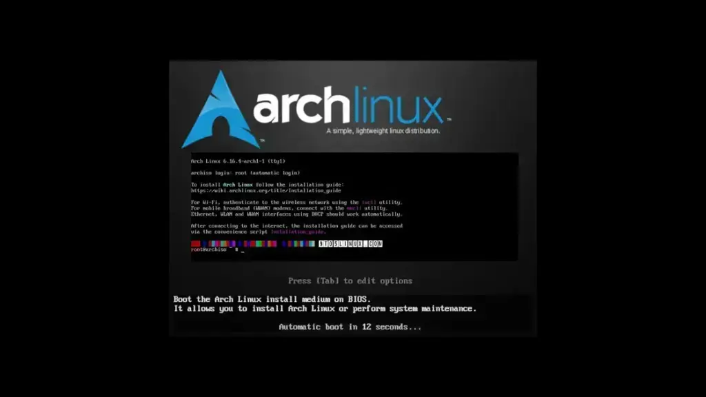 Novo ISO do Arch Linux 2025.09.01 já disponível com Linux Kernel 6.16